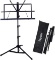 Rayzm Sheet Music Book Stand,Sturdy Portable Folding Metal Stand with Carrying Bag