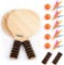 Overmont Beachball badminton racket cricket ball set