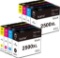 Kamo 2500XL Compatible Canon PGI-2500 XL Printer Cartridges Multipack (Black Cyan