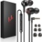 Linklike Dual Driver In-Ear Headphones with Wire, 4D Stereo Bass Surround Earphones