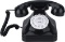 Vbestlife WX-3011 Landline Telephone, Retro Telephone, Vintage Multi Function, Black