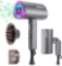 Pynhoklm Hair Dryer Ion 2000 W Professional Hair Dryer, 3 Heat Settings and 2 Gears