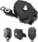 FEVERWORK Black Replacement DIY Quartz Clock Pendulum Movement Mechanism Motor & Hanger