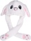 Guangmaoxin Hat with Ears Hat with Movable Ears Rabbit Ears Plush Hat Bobble Ear Hats Fun