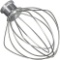 Poweka Stainless Steel Whisk Compatible with Kitchen-Aid K45WW Accessories Robot Machine