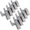 Eecoo Hinge LED Sensor Light, 10Pcs Universal Hinge Lamp, for Kitchen Cabinet