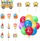 KATELUO First Day of School Cupcake Topper for Children Boys Girls Birthday Party