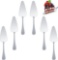 LUPATDY Pack of 6 Cake Slice Stainless Steel Professional Cake Scoop Cake Server, Silver