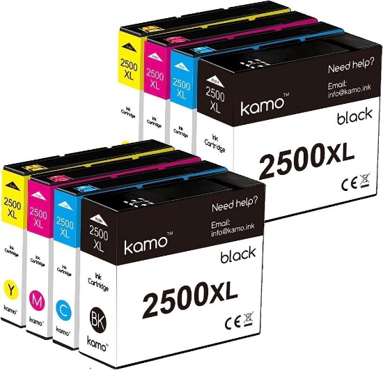 Kamo 2500XL Compatible Canon PGI-2500 XL Printer Cartridges Multipack (Black Cyan