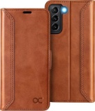 OCASE Retro Series Compatible with Galaxy S21 5G Wallet Case [Card Slots][RFID Blocking]
