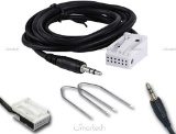 1neiSmartech Cable Audio Aux In For Citroen Peugeot Car Radio + Kit Key Extraction