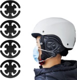 Lunekuck 5 Pairs Of Mask Holder Ski Helmet Mask Holder Bicycle Helmet Mask Holder
