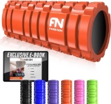 Fit Nation Foam Roller for Muscle Massage with Exercise Book, Ultra Lightweight Hollow