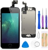 Flylinktech For iPhone 5s/se Display Black, Replacement for LCD Touch Screen