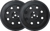 Poweka 2 Pcs Hard Sanding Pad Compatible with Bosch PEX 12, PEX 125 and PEX 400 A (... 125 mm