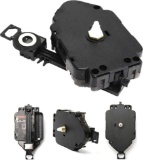 FEVERWORK Black Replacement DIY Quartz Clock Pendulum Movement Mechanism Motor & Hanger