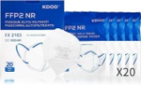 KDOD Mask FFP2 NR Certified Pack of 20 CE2163 EN 149:2001 + A1:2009