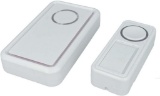 LEDLUX wireless doorbell for outdoor use, wireless, with batteries, 100 meter range IP44