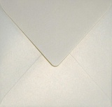 Netuno 100 Mother of Pearl Vanilla Square Envelopes Without Window 153 x 153 mm