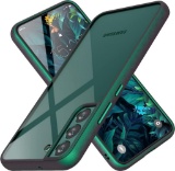 Mateprox Cases for Samsung Galaxy , Crystal Clear Hard PC Shockproof - Midnight Green