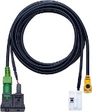 Keple USB AUX Car Switch + USB 4 pin Connecting Wire + AUX 12 pin Harness Cable