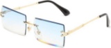 Long Keeper Sunglasses Women's Vintage 90s Retro Rectangular Sunglasses