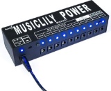 Musiclily Pro Guitar Power Supply 10 Way Insulated DC Output for 9V /12V /18V Effect Pedal