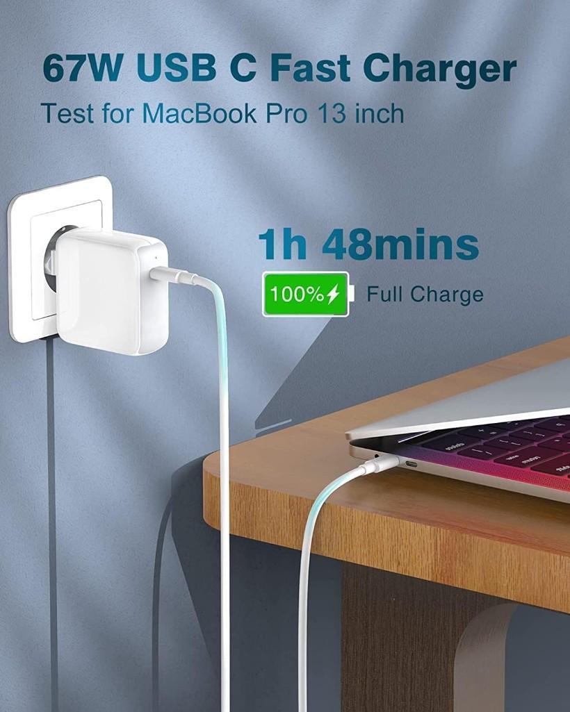 IFEART 67W USB C Charger for MacBook Pro