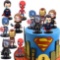 MEZHEN Cake Decoration Superhero Figures Cake Decoration Birthday Hero Cake Topper 6 Pieces