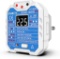 KAIWEETS Socket Tester, Diagnostic Plug with Indicator Light Indicator, CAT II 300V Blue