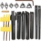 EsportsMJJ 7pcs 10mm Shank Lathe Turning Tool Holder Boring Bar With Carbide Inserts