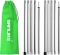 Erection Pole, Tent Pole, Telescopic Pole for Tents, Taps or Awnings, 200 cm, Camping Tarp, Set of 2