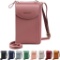 Jangostor Small Crossbody Cell Phone Bag - Cell Phone Shoulder Bag, Cell Phone Mini Bag (Pink)