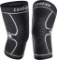 Cambivo NS10 2 x Knee Bandage, Knee Pads, Knee Supports for Women and Men Small, Black/Grey
