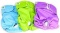 Reusable Dog Nappies - Pet Diapers Sanitary Wraps, 3-Pack (M, Solid)