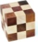Logica Puzzles Art. Snake Cube - 3D Wooden Mind Puzzle - Leonardo da Vinci Collection