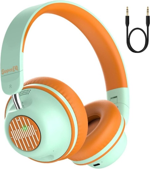 SuperEQ Active Noise Canceling Headphones, Bluetooth 5.0 Headphones On Ear, Wireless Headset