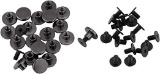 20 sets diy brass flat head belt band rivet + screw for peak leather crafts 5mm 8mm rivets strap