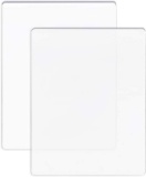 BENECREAT 2 Packs 19.5 x 15 cm Clear Acrylic Cutting Pads Transparent Acrylic Punch Plates