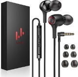 Linklike Dual Driver In-Ear Headphones with Wire, 4D Stereo Bass Soundproof Earbuds with 3.5 mm Jack