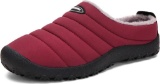 Ubfen men ladies slippers winter pls warm. Cuddly home indoor outdoor slippers leisure EU 37 red