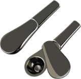 CODIRATO Metal Smoking Pipe Zinc Alloy Tobacco Pipe Portable Spoon Smoke Pipe