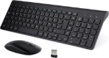 TedGem 2.4G Keyboard and Mouse Set - USB Ergonomic Keyboard