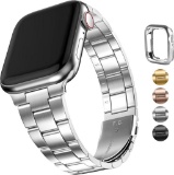 Fullmosa Apple Watch Straps 38mm 40mm 41mm Metal iWatch Straps Stainless Steel Replacement