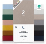 Blumtal Fitted Sheet, Microfibre Fitted Sheet, High-Quality Bedding Set, Okotex Standard