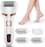 Eletorot Callus Remover Electric, Pedicure Set Foot Care Callus w/3 Replacement Rollers-