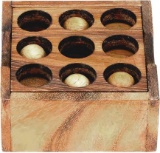 Logica Puzzles Art. The Perspective - Brain Teaser in Fine Wood