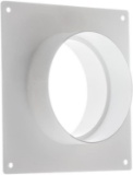 Europlast Diameter 125 mm Wall Flange Pipe Connector Connector Round Pipe Ventilation Pipe