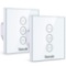 Homecube Smart WiFi Roller Blind/Curtain Switch with Touch Panel, Works w/ Alexa(2 Pack)