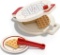 ROBUD Waffle Iron Wooden Children's Kitchen Role Play Pancakes Toy Kitchen Toy